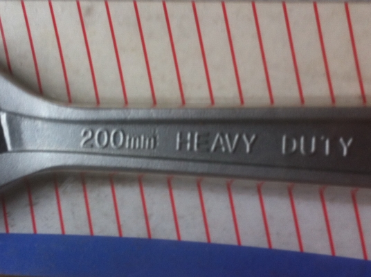 ประแจเลื่อน 8 นิ้ว Fion ปากเลื่อนได้กว้างประมาณ 0-26มม. ของใหม่ลดราคาขาย ประแจเลื่อน 8 นิ้ว Fion ปากเลื่อนได้กว้างประมาณ 0-26มม. ของใหม่ลดราคาขาย