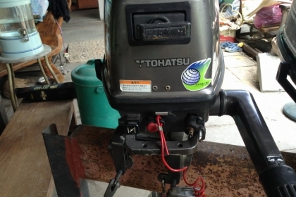 ขายเครื่องเรือ tohatsu 5 แรง หางสั้น สภาพดี