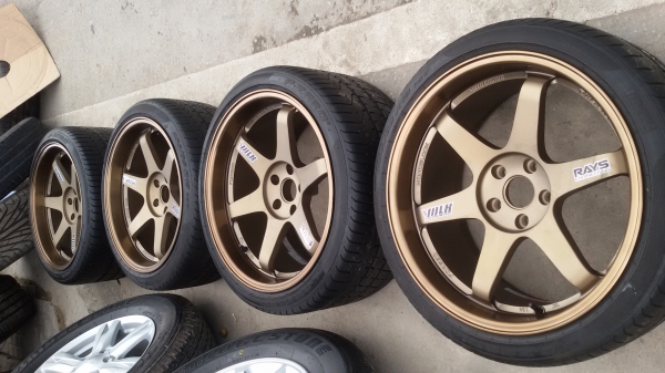 ขายล้อ TE 37ขอบ19 พร้อมยางชุดละ29500