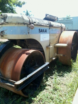 ต้องการขายรถบดSAKAI KD7610 ตรวจเช็คทำสีพร้อมใช้