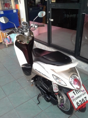 รุ่นใหม่ล่าสุด Yamaha Fino FI ปี 2556 สีขาว น้ำตาล รุ่น Premium สวยใสวิ๊ง รุ่นใหม่ล่าสุด Yamaha Fino FI ปี 2556 สีขาว น้ำตาล รุ่น Premium สวยใสวิ๊ง