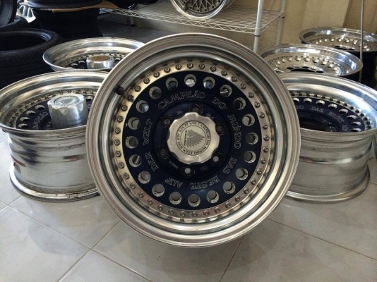 ขายล้อหยดน้ำ RAGUNA 2 ชิ้นแท้ 15x8 ออฟ0 6/139.7 มี 5 วง ครบชุด