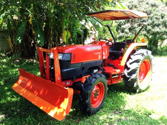 รถไถคูโบต้า L4508 4WD 45แรงม้า 2เพลา มีดันหน้า ยางดี เกียร์ดี เครื่องแน่น เช็คสภาพแล้ว พร้อมลุยงาน  มีทะเบียน พร้อมโอน ราคาคุยกันได้ครับ