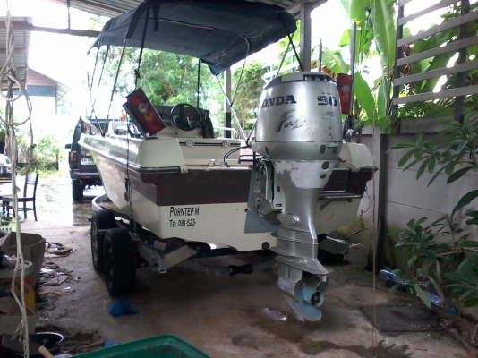 เรือเร็ว 20 ฟุต เครื่องฮอนด้า 90 สี่จังหวะ