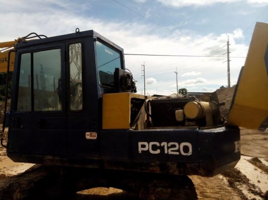 ขาย แม็คโค 120-3 ลอเลอร์ 7ลูก เครื่องเดิม ปั๊มเดิม