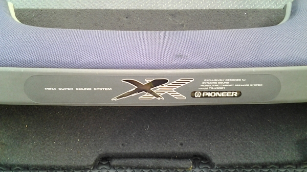 ลำโพ แผงซาวว์ pioneer carrozzaria  เสียงดีใส่ แผงไม้ใส่รถ  mira มาครับ