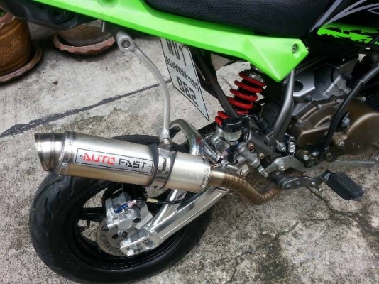 Ksr ปี55 กท862 สีเขียวดำ เครื่องเดิม แต่งภายนอกสวยงาม