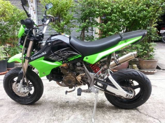 Ksr ปี55 กท862 สีเขียวดำ เครื่องเดิม แต่งภายนอกสวยงาม