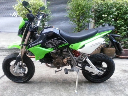 Ksr ปี55 กท862 สีเขียวดำ เครื่องเดิม แต่งภายนอกสวยงาม