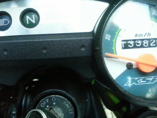 Ksr ปี55 กท862 สีเขียวดำ เครื่องเดิม แต่งภายนอกสวยงาม