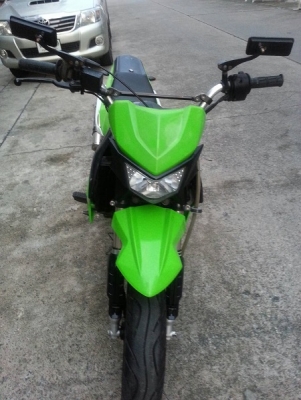 Ksr ปี55 กท862 สีเขียวดำ เครื่องเดิม แต่งภายนอกสวยงาม