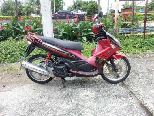 nouvo elegance ปี52 สีแดงดำ15,500  โทร0869702941          ยี่ห้อ : Yamaha ปี52 ติดต่อ086-9702941 รามคำแหง112 เดิมๆ เอกสารครบ