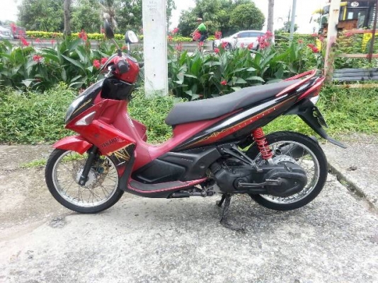 nouvo elegance ปี52 สีแดงดำ15,500  โทร0869702941          ยี่ห้อ : Yamaha ปี52 ติดต่อ086-9702941 รามคำแหง112 เดิมๆ เอกสารครบ