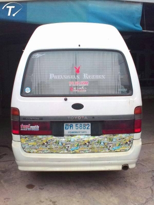 ขายด่วน TOYOTA HIACE หัวจรวด หลังคาสูง  ปี 96