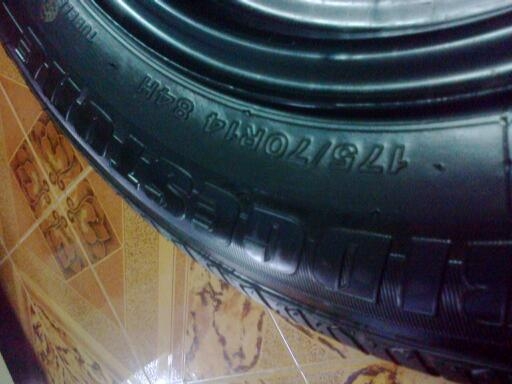 ล้อกะทะ+ยาง16565R14ปี13ยกชุด5000บาทส่งฟรี(เฉพาะชุดนี้)