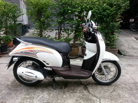 Scoopy I ปี55 กท973 สีขาวน้ำตาบล  เดิมๆ ไสๆ ราคา 21,500