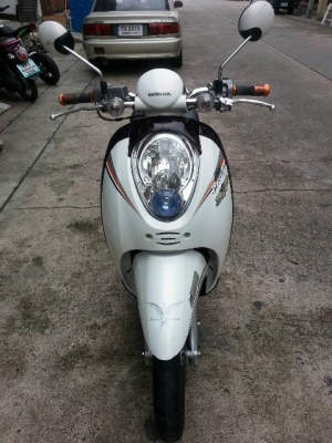 Scoopy I ปี55 กท973 สีขาวน้ำตาบล  เดิมๆ ไสๆ ราคา 21,500