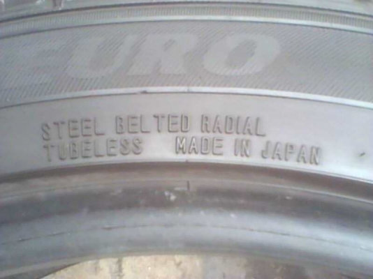 ยาง215/45/17 ดันลอป เจแปน ปี 12 คู่ 1200 บาท