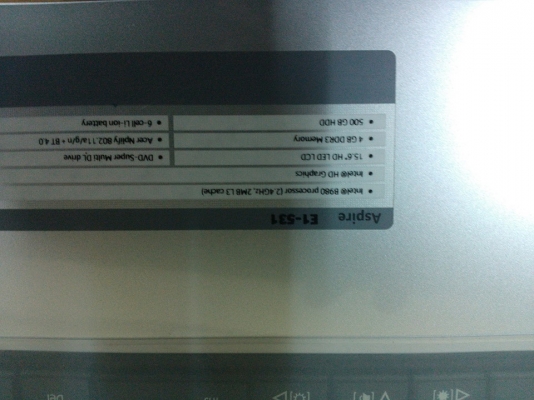 ACER E1-531 จอ 15.6 ใหญ่สบายตา ACER E1-531 จอ 15.6 ใหญ่สบายตา