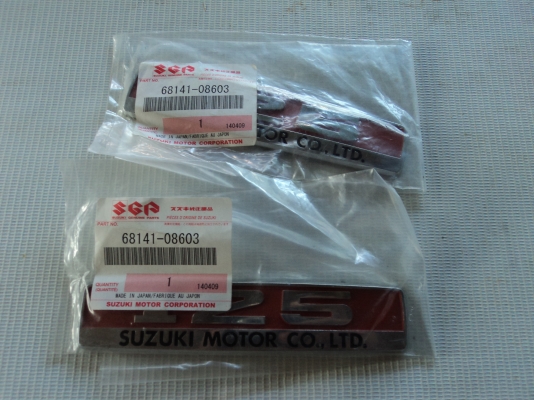 โลโก้ฝากระเป๋าข้างแท้ใหม่ K-125 M.2 โทร.081-005-8785