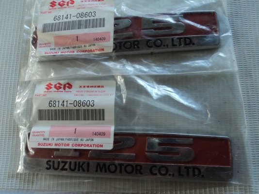 โลโก้ฝากระเป๋าข้างแท้ใหม่ K-125 M.2 โทร.081-005-8785