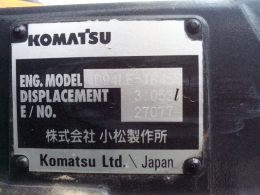 ฟอร์คลิฟต์ 2.5 ตัน Komatsu FD25T-16 S/N: 731411 Diesel เก่าญี่ปุ่น สนใจโทร. 080-6565422 (หนิง)