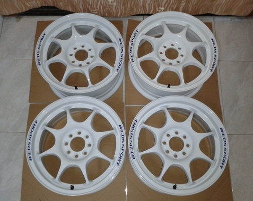 ล้อ,WEDS SPORT TC05 15-4รู100 ยุ่นๆขาวโบ๊ะ ล้อเก่าเทิร์นได้!