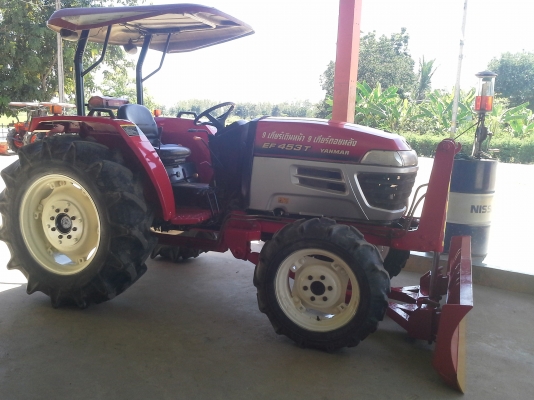 ขายแทรกเตอร์ YANMAR 453 พร้อมเล่มเล่มทะเบียน มีใบดันหน้า โรตารี่ ผาน 6 เครื่องนิ่มๆคับ