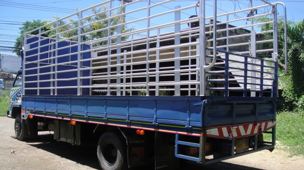 ISUZU NPR เครื่อง6BD1(165แรง) แอร์ ฟิล์ม เพาเวอร์ กะบะเหล็กยาว6.30ม.