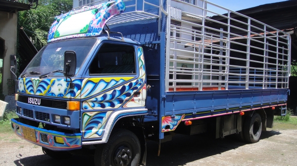 ISUZU NPR เครื่อง6BD1(165แรง) แอร์ ฟิล์ม เพาเวอร์ กะบะเหล็กยาว6.30ม.
