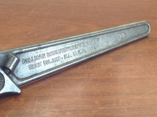 ขายประแจเลื่อนโบราณ 12" No.121 Pat.no. APR. 17,1923 อายุ 91 ปี