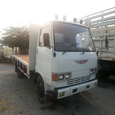 ขายรถหกล้อพื้นเรียบ HINO FB113 เครื่อง WO4D-117 แรง ทะเบียนพร้อม