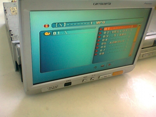 จอมอนิเตอร์สไลท์ PIONEER 7 นิ้ว ของแท้ญีปุ่น