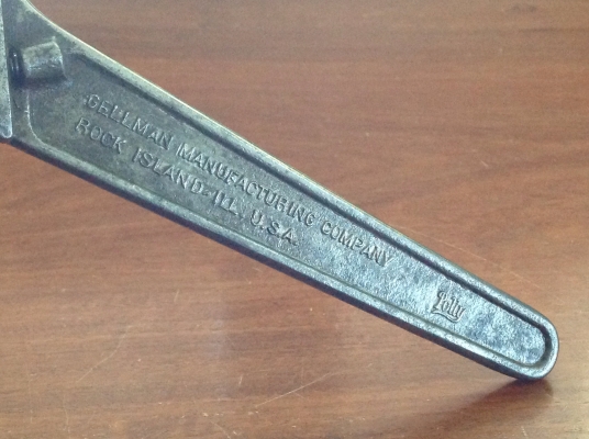 ขายประแจเลื่อนโบราณ 9" No.91 Pat.no. APR. 17,1923 อายุ 91 ปี