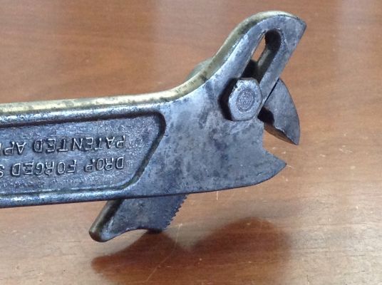 ขายประแจเลื่อนโบราณ 9" No.91 Pat.no. APR. 17,1923 อายุ 91 ปี