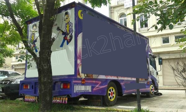 รถบรรทุก 6 ล้อตู้ 5 บาน ISUZU รุ่น NPR(EURO3)