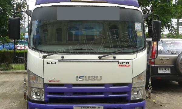 รถบรรทุก 6 ล้อตู้ 5 บาน ISUZU รุ่น NPR(EURO3)