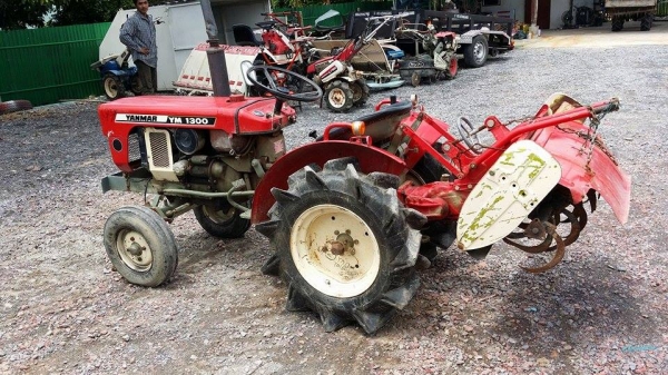 รถไถพรวนดินนั่งขับ  YANMAR  13 แรง  เก่าญี่ปุ่น สภาพพร้อมใช้งาน  เครื่องยนต์แรงและติดง่าย คุณภาพดี