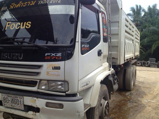 10ล้อดั้มพ์ 2เพลา ISUZU FXZ270แรงม้า ปี51 มีระบบลาก เครื่องดี นิ่ม คัทซีสวย พร้อมใช้งาน ราคาต่อรองได้ 087-2976734