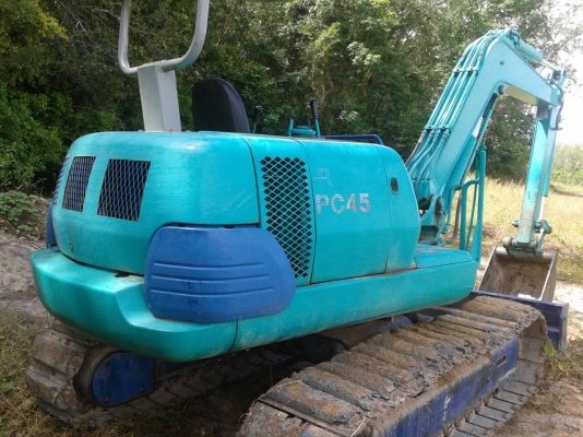 Komatsu pc45รุ่น7-1-E ตัวพิเศษ รถสวย พร้อมใช้งาน พร้อมใบมีด ซีเรียลสูง เครื่องแน่นดี ปั๊มแรง ช่วงล่างเต็ม ราคาต่อรองได้ 087-2976734