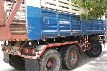 ***ขายแล้วครับขอบคุณ Truck2hand ลูก3คานยัด6.20ม.(ลงเล่ม) กระบะดั้มเหล็กเกษตรอู่เอสที ปี48 สภาพสวย พื้นดีข้างสวยไม่ผุ ไม่บวม ช่วงล่างคัสซีสวยเดิม ไม่ปะไม่ดาม ไม่บวม ยางดี10เส้น รถใช้งานวิ่งงานอยู่ปกติิ สีสันดี พร้อมใช้งาน ราคาต่อรองได้เด้อ พี่น้องครับ