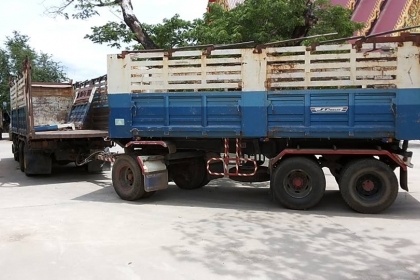 ***ขายแล้วครับขอบคุณ Truck2hand ลูก3คานยัด6.20ม.(ลงเล่ม) กระบะดั้มเหล็กเกษตรอู่เอสที ปี48 สภาพสวย พื้นดีข้างสวยไม่ผุ ไม่บวม ช่วงล่างคัสซีสวยเดิม ไม่ปะไม่ดาม ไม่บวม ยางดี10เส้น รถใช้งานวิ่งงานอยู่ปกติิ สีสันดี พร้อมใช้งาน ราคาต่อรองได้เด้อ พี่น้องครับ