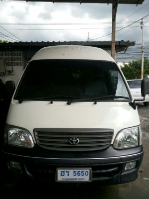 ขายรถตู้หัวจรวจปี2000เครื่อง5Lเกียร์ธรรมดาช่วงล่างดีสนใจโทรคุยราคา 285000โทร0871211314