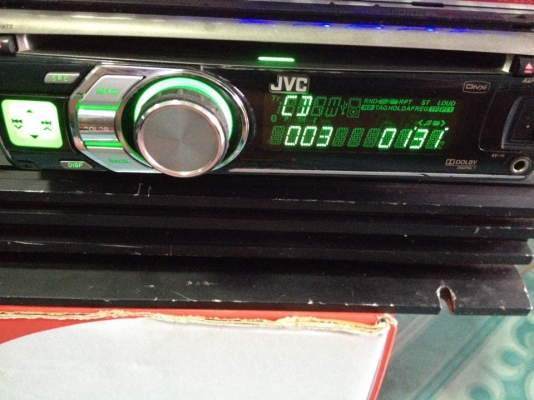 เครื่องเล่นดีวีดี JVC 5505 มือสองสภาพดีเดิมๆใช้งานปกติ ไฟหน้าปัดเปลี่ยนสีได้ ขาย 2950 บาท เครื่องเล่นดีวีดี JVC 5505 มือสองสภาพดีเดิมๆใช้งานปกติ ไฟหน้าปัดเปลี่ยนสีได้ ขาย 2950 บาท