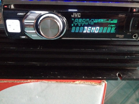 เครื่องเล่นดีวีดี JVC 5505 มือสองสภาพดีเดิมๆใช้งานปกติ ไฟหน้าปัดเปลี่ยนสีได้ ขาย 2950 บาท เครื่องเล่นดีวีดี JVC 5505 มือสองสภาพดีเดิมๆใช้งานปกติ ไฟหน้าปัดเปลี่ยนสีได้ ขาย 2950 บาท