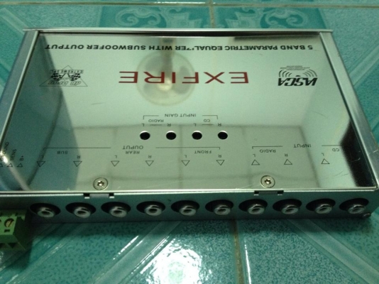 ปรีแอมป์ exfire 5แบน มือสองเสียงดีมาก สภาพสวยมาก ขาย 1450 บาท
