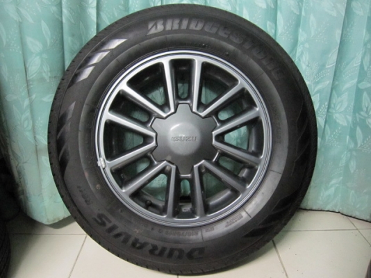 ขายล้อแม็กป้ายแดง ISUZU X-SERIES สีรมดำพร้อมยางขอบ 16 ปี 14