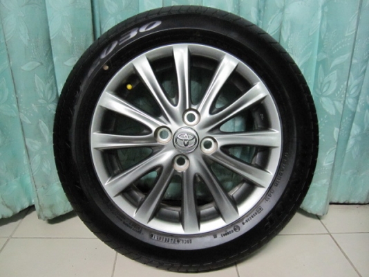 ขายล้อแม็ก Toyota Vios ลาย 12 ก้านสีรมดำพร้อมยางขอบ 15