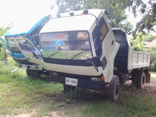 MITSU FK315E ดั้มเครื่อง 6D14คัชชีคุณหลง ทะเบียน ม.79 เล่มชุดโอนครบ