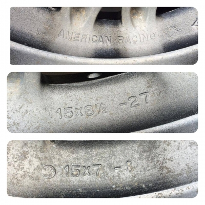 ล้อ AMERICAN RACING 15" F7"-8 R8.5"-27 6/139.7 ลึกๆ หล่อๆ